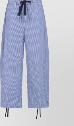 sacai straight-leg trousers