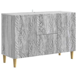 vidaXL Aparador Sonoma Gris 89 X 34,5 X 60 Cm Madera De Ingenier&iacute;a Vidaxl