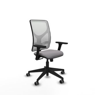 Piqueras y Crespo Silla De Oficina Piqueras Y Crespo Motilla Gris Cuero Sint&eacute;tico Malla