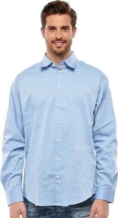 Dsquared2 Sky Blue Relaxed Solid Shirt
