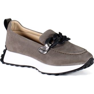 Diba KIND WORDS Sneaker Loafer in Anthracite/pewter at Nordstrom, Size 6.5