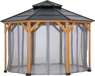 Sunjoy Direct Red Para Cenador De Madera De Cedro 395cm X 395cm