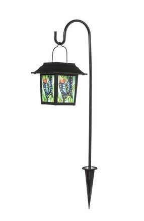Glitzhome Solar Powered Butterfly Garden Lamp or Pathway Light with Ground Stake in Black at Nordstrom, Size Medium