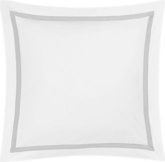 Matouk Lowell Egyptian Cotton Euro Sham in Silver at Nordstrom