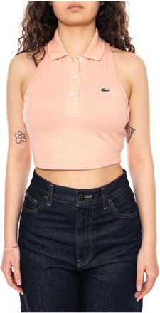 Lacoste Maglietta M/C Tank - Dames - Tops zonder mouwen - Roze - L - Tops