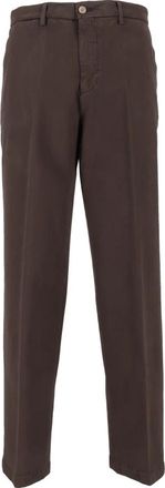 BRIGLIA 1949 Jeangw Chinos - Heren - Straight fit broeken - Bruin - XS - Katoen - Broeken