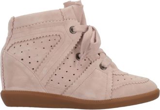 Isabel Marant Pink Lace Up Sneakers