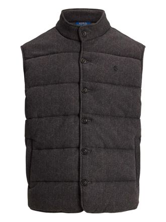 Polo Ralph Lauren herringbone-pattern gilet - Grey