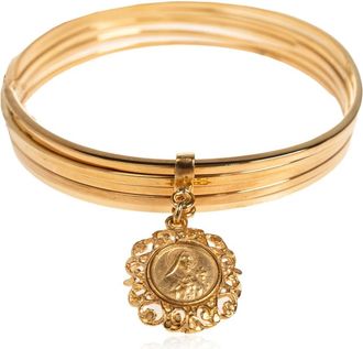 Dolce & Gabbana Armband met hanger - Dames - Armbanden - Geel - ONE Size - Accessoires
