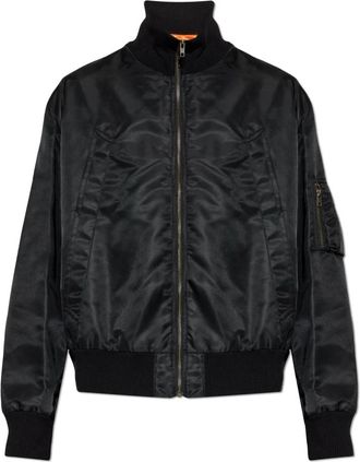 Maison Margiela Bomberjack - Heren - Bomber jackets - Zwart - M - Leer - Jassen