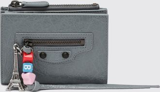 Balenciaga Portafoglio bifold Le City in pelle di agnello con charm