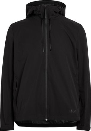 Rains Mito Water-repellant Hooded Shell Jacket - Black - XL