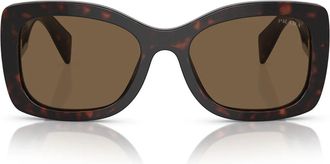 Prada Sunglasses Pra08 S 16 N5 Y1 Tortoiseshell/Dark Brown Unisex