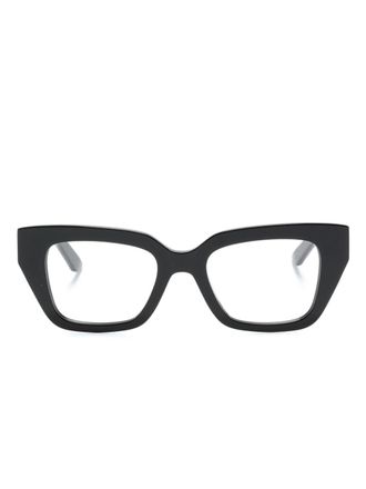 Alexander McQueen Eyewear Bril met vierkant montuur - Zwart