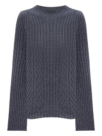 Twin-Set ribbed sweater - women - Fabric - M - Grey