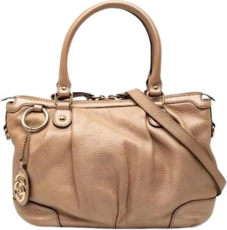 Gucci Pre-owned Sukey Satchel - - Pre-owned - Donna - Beige - ONE SIZE
