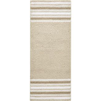VCNY Home Aiden Stripe Jacquard Runner Bath Rug in Taupe at Nordstrom Rack