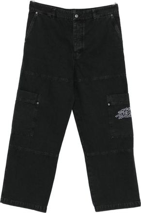 Off-white Cargo-pocket Embroidered Trousers