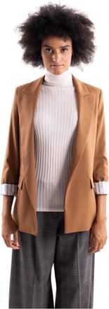 Marella Mlsmagenta Blazer - Dames - Blazers - Bruin - XS - Wol - Jassen
