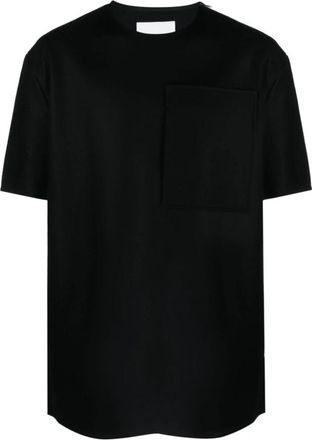 Jil Sander Pocket T-Shirt - Heren - T-shirts - Zwart - S - Tops