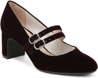 Life Stride True Mary Jane Pump in Choc Plum at Nordstrom, Size 7.5