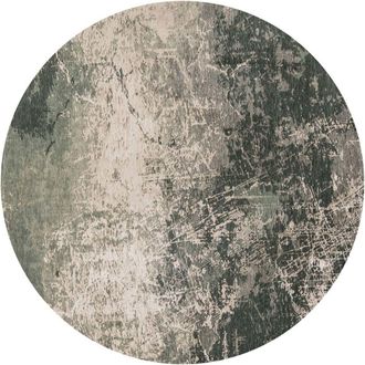 Louis De Poortere Alfombra de poliéster verde, 140x140 cm