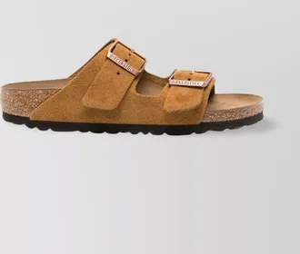Birkenstock suede double-buckle sandals
