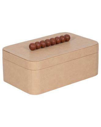 Sagebrook Home 11In Box Wood Beaded Handle