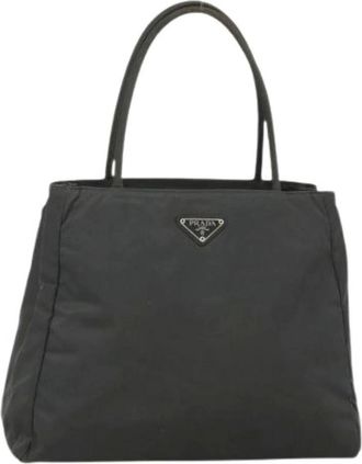 Prada Pre-owned Tote Bags, female, Gray, Size: ONE SIZE Pre-owned Vintage Tote Bag