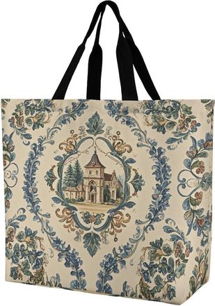 Generic French Country Style Women Handbag Large Capacity Shopper Bag Waterproof Grocery Bags For Casual Work College