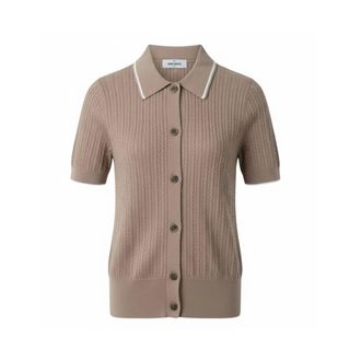 Gran Sasso Polo Shirts, female, Beige, Size: XS 57225 Polo Shirt