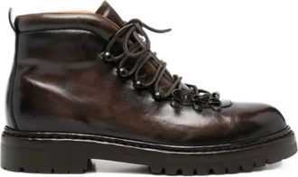 Officine Creative Schoenen, Heren, Bruin, 43 1/2 EU, Lace-up Boots