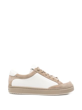 Emporio Armani Mens Suede Leather Sneakers