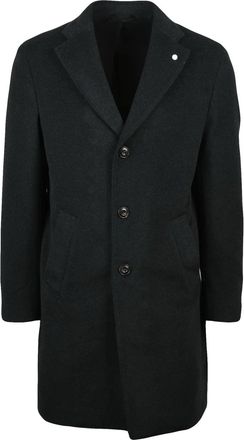 Lubiam Grey Wool Coat