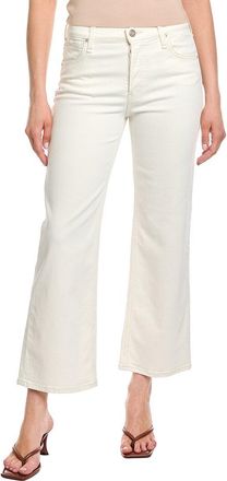 Hudson Rosie High-Rise Ecru Wide Leg Ankle Jean