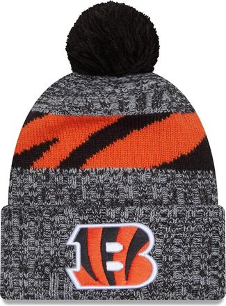 New Era Cincinnati Bengals NFL 2023 Sideline Sport Knit OTC Black Orange Beanie