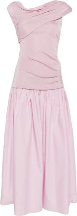 Self Portrait Gesmockte jurk - Roze