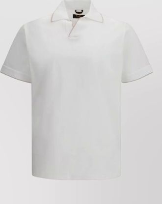 Moorer cotton polo shirt