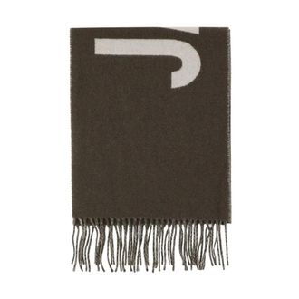 Jacquemus LEcharpe - Heren - Accessoires - Groen - Maat: ONE Size Wol
