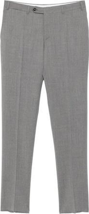 Canali Pantaloni Chino Plissettati - - Trousers - Uomo - Grigio - M