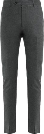 Moorer Pantaloni con bottoni - Grigio