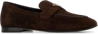 Prada Womens Loafer Brown Calfleather