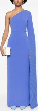Solace London Womens Elegant Sylvia Maxi Dress - Medium Blue - Size EU 36 (Womens)
