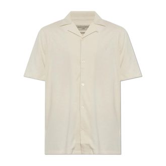 AllSaints Heren, Overhemden, Beige, Maat: XS Katoen