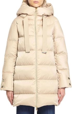 Herno Piumino A-shape - - Jackets - Donna - Beige - S