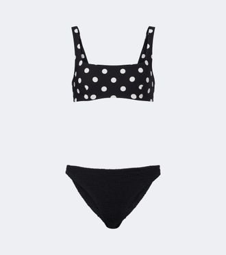 Hunza G Colette polka-dot bikini