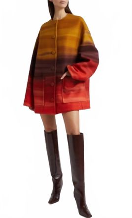 Ulla Johnson Ambrose Wool Melton Coat In Agate