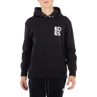 Michael Kors Logo-Print Hoodie, Size Medium