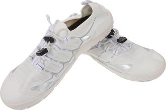 Yardwe Mens Waterproof Hiking Shoes, Breathable Outdoor Trail Sneakers with Rubber Sole, Quick-Dry Casual Walking Shoes for Trekking and, Size 42 White