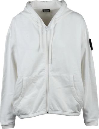 Blauer Relaxed Fit Front Zip Cotton Sweatshirt with Hood